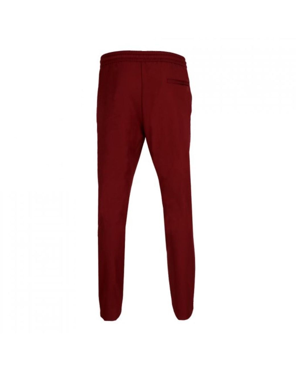 DAVID WEJ Red Ashford Plain Drawstring Trouser – Burgundy for men