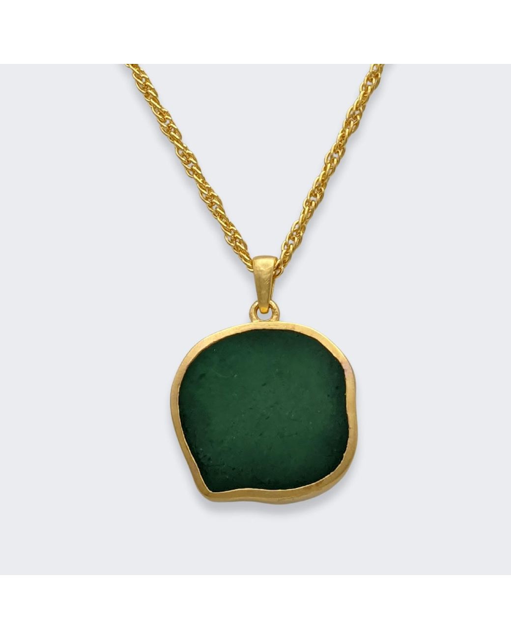 Frenvyrn Metallic Lars Reversible Cat Coin Necklace, Vermeil for men