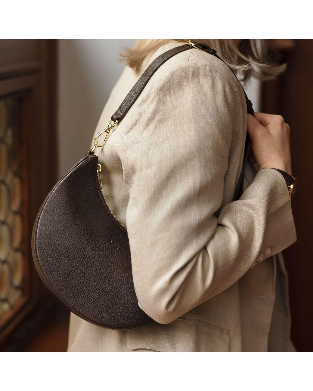 Aarni Black Luna Bag, Dark