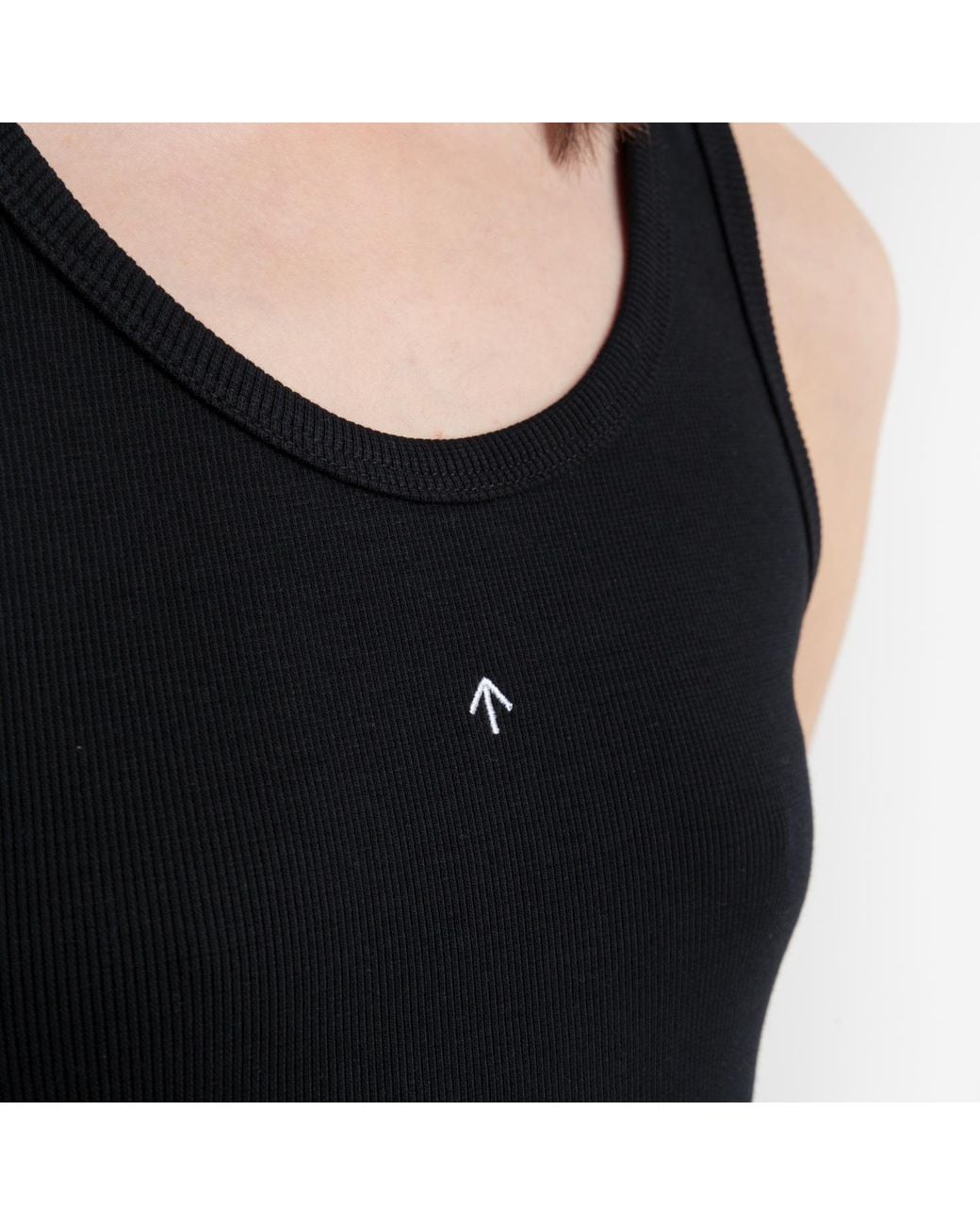 Reet Aus Black Tank Top For Basic