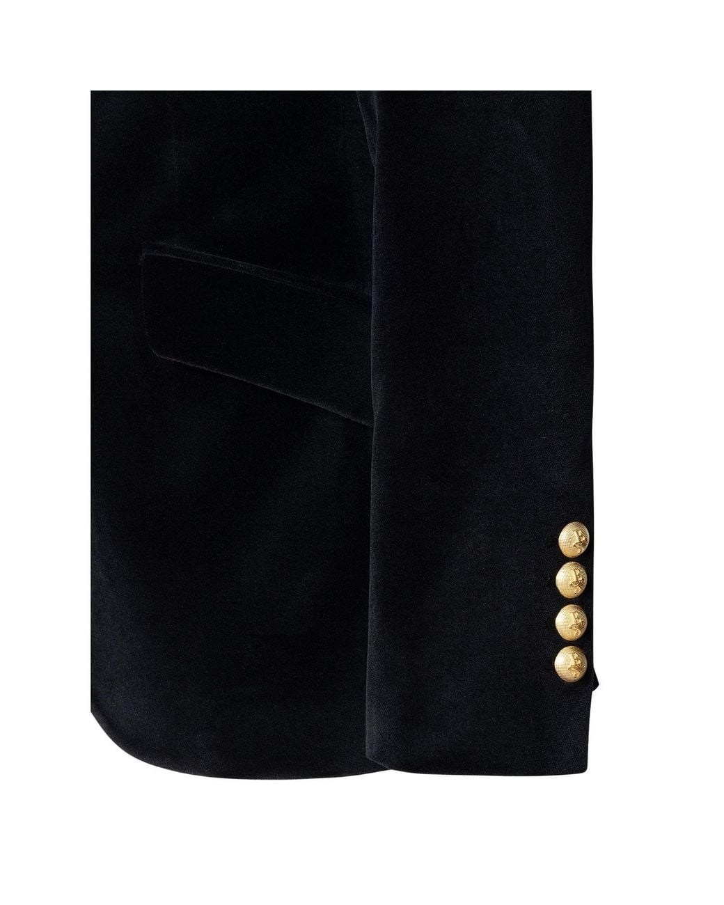 The Extreme Collection Black Velvet Blazer Oliva