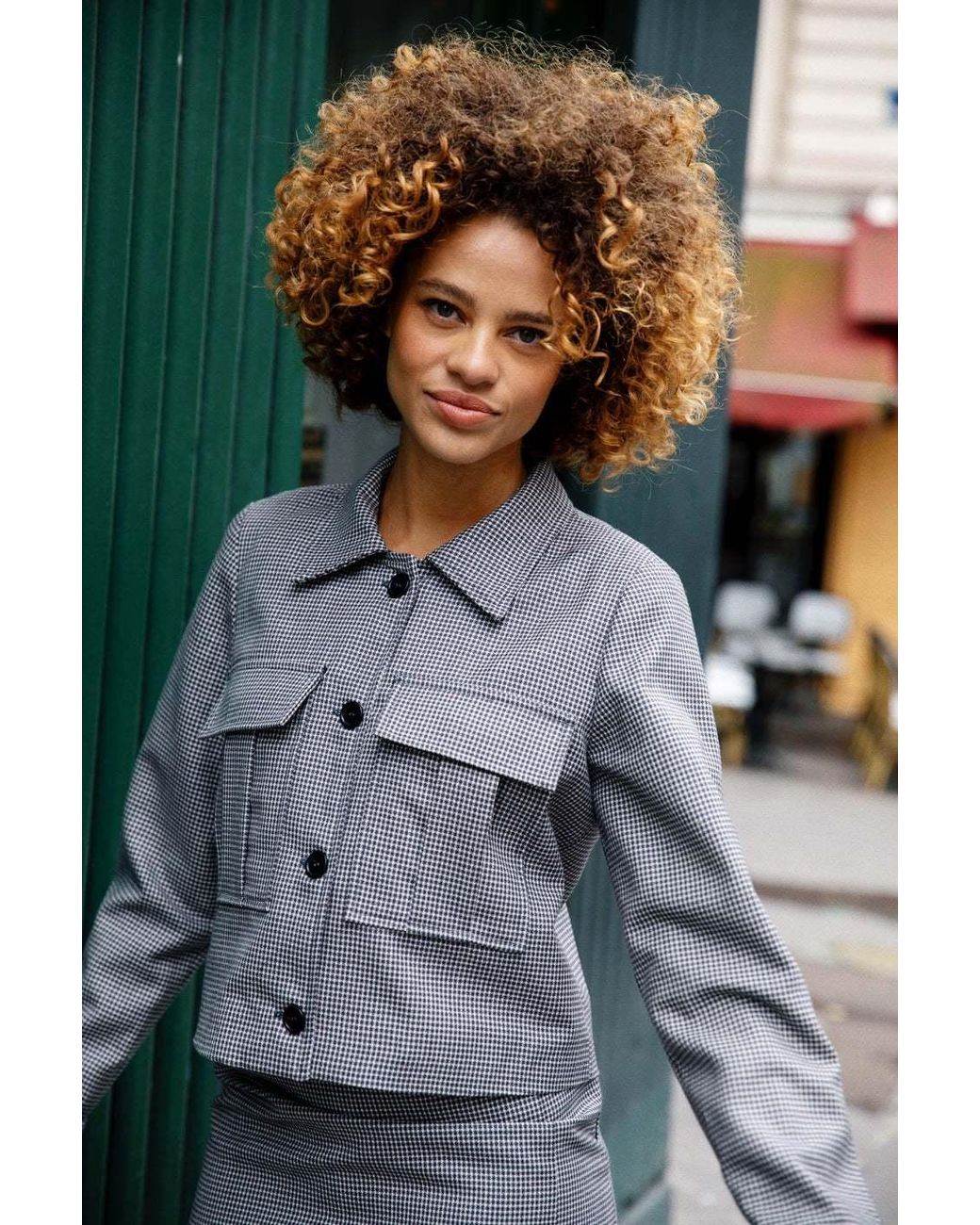 AVANI Apparel Gray Dahlia Jacket