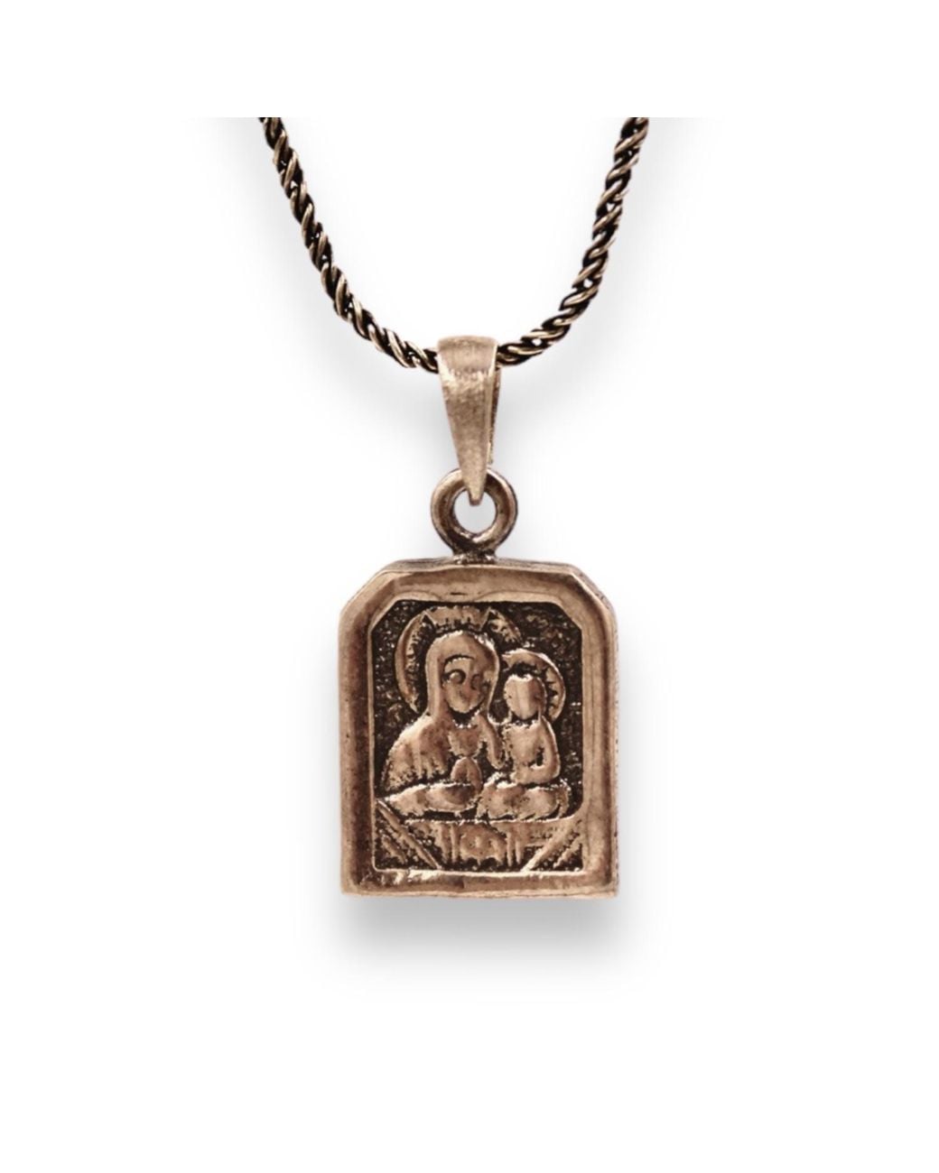 1610Istanbul Metallic Deisis Necklace