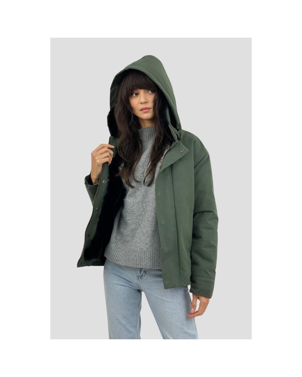 Coulange Green Khaki Heritage Parka