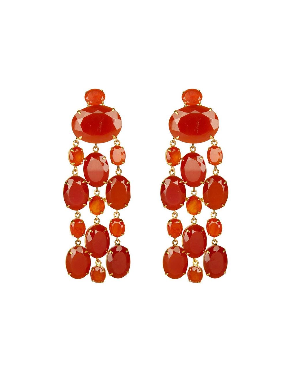 Bounkit Red Marysol Earrings
