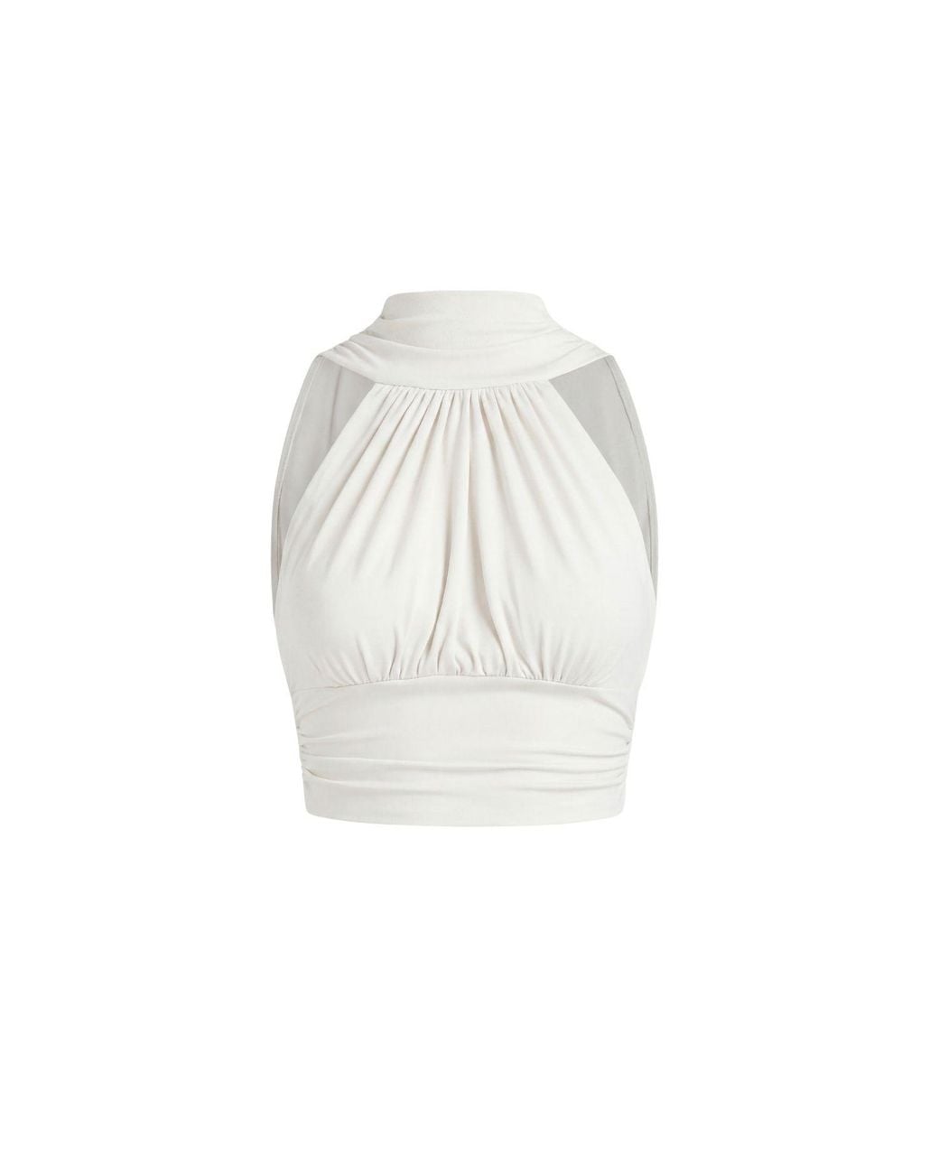 Khéla the Label White Stay Close Top Off