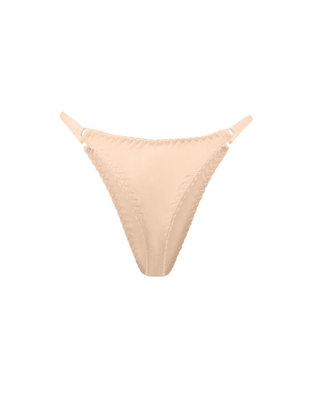 Daily Underwear Natural Neutrals Microfiber Adjustable String Panties Nude