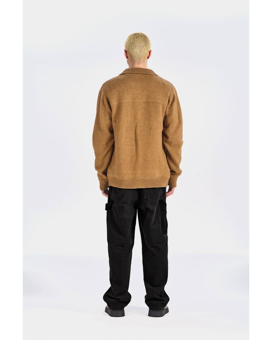 Komodo Black Theo Organic Cotton Carpenter Trouser for men