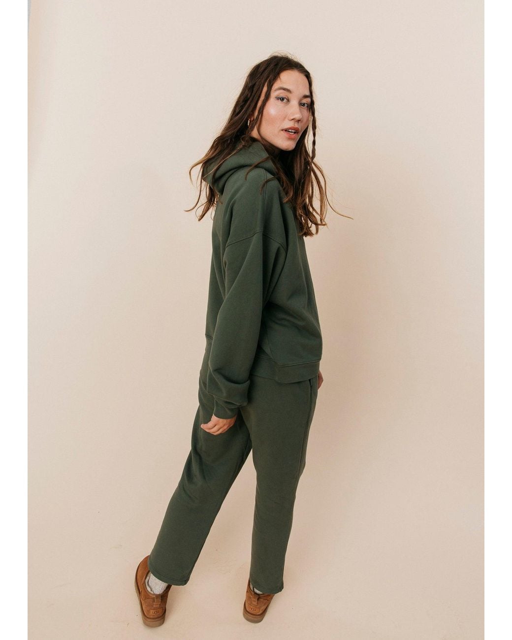 Ocio Leisurewear Green Cropped Pant