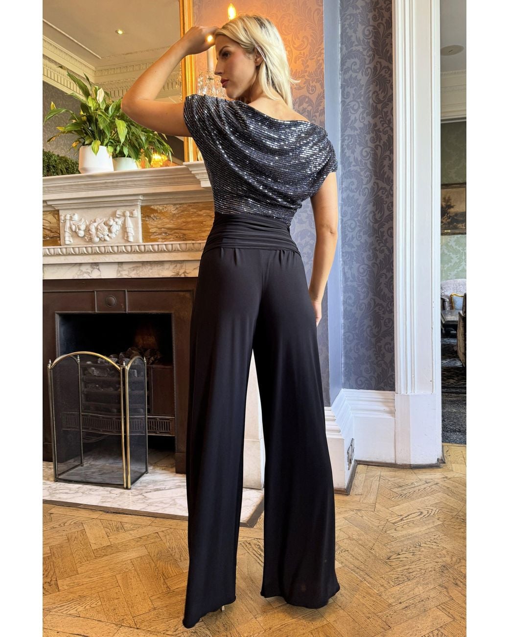 Atom Label Black Carbon Jumpsuit