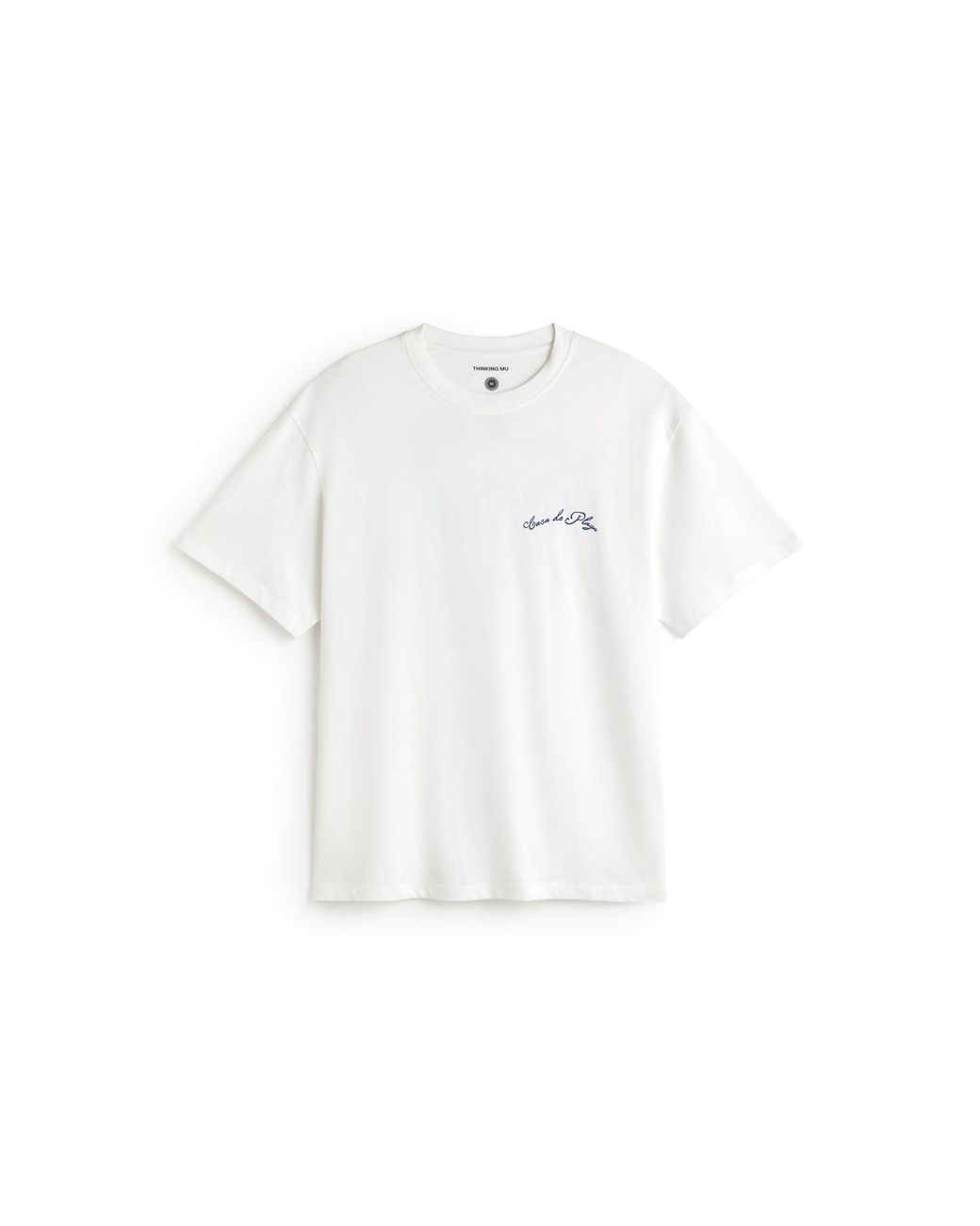 Thinking Mu White Aaron Beach House T-Shirt for men