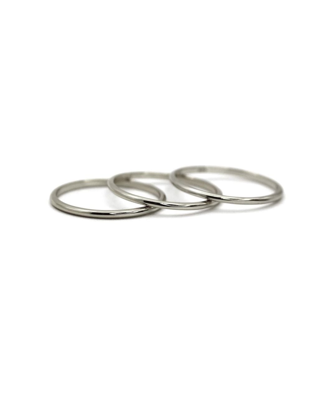 VicStoneNYC Fine Jewelry Metallic Simple Thin Solid Ring
