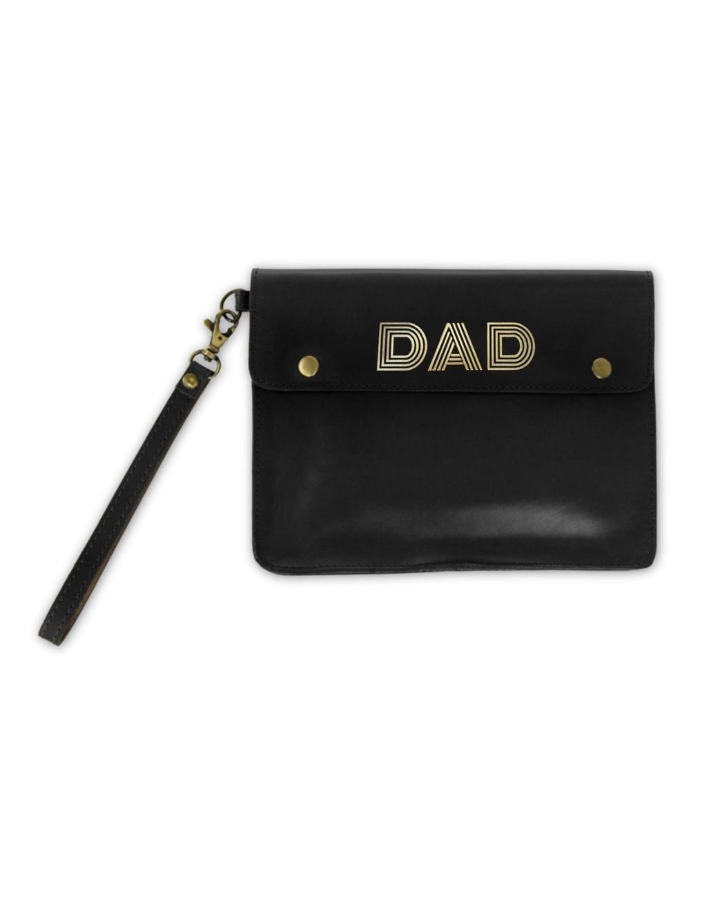 VIDA VIDA Black Leather Travel Wallet-For Dads
