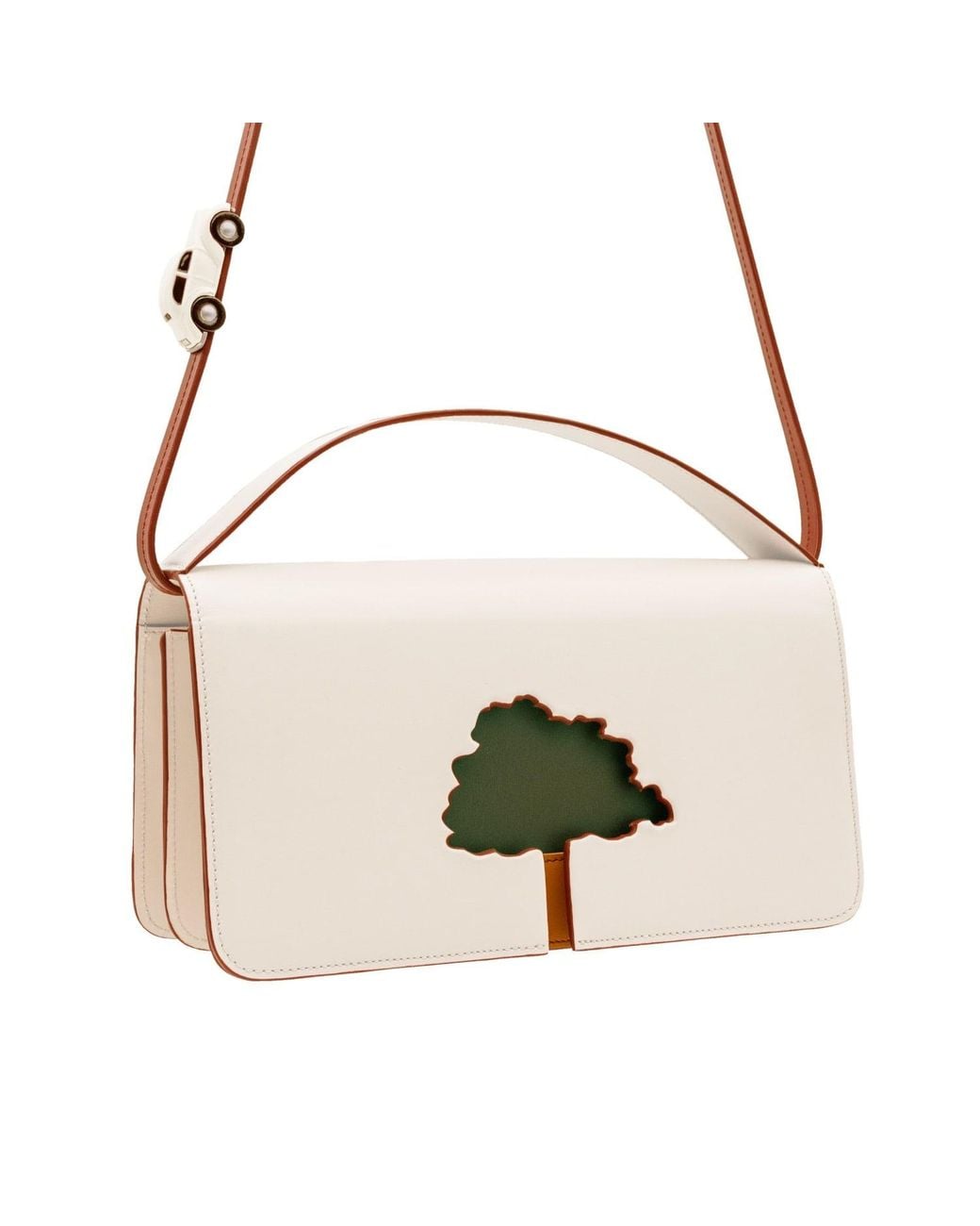 Absurde White Speed Limit Medium Bag