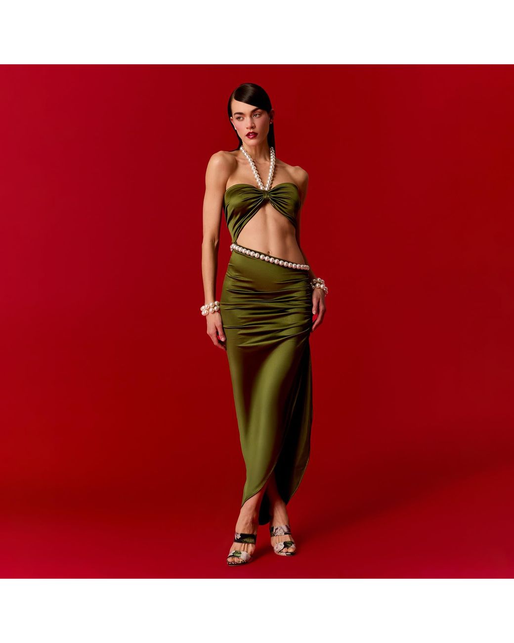 Nur Karaata Brown Sophia Dress