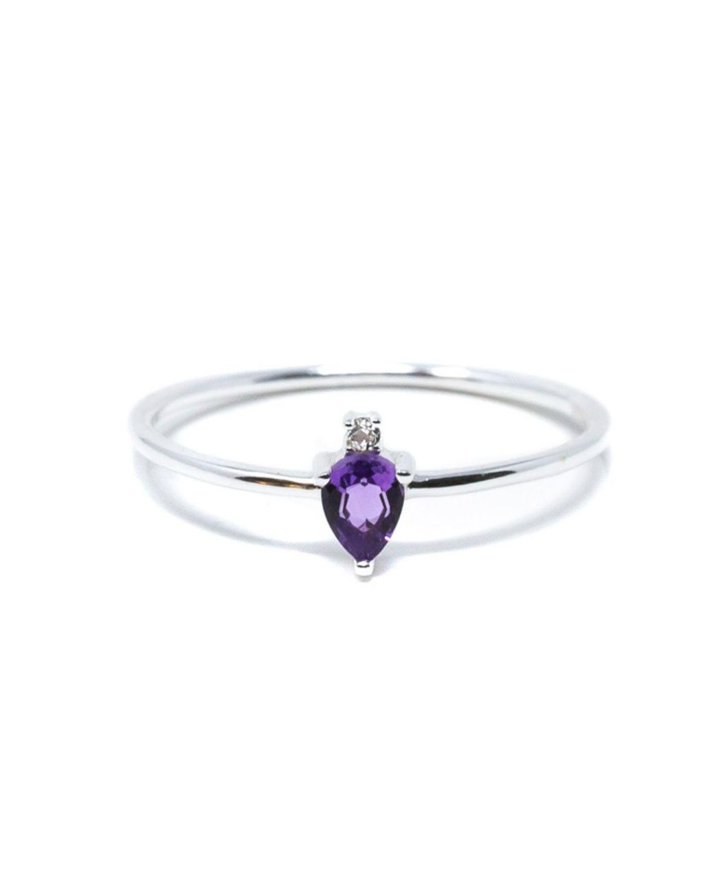 NASI SILVER Multicolor Atarah Ring- Amethyst & Topaz