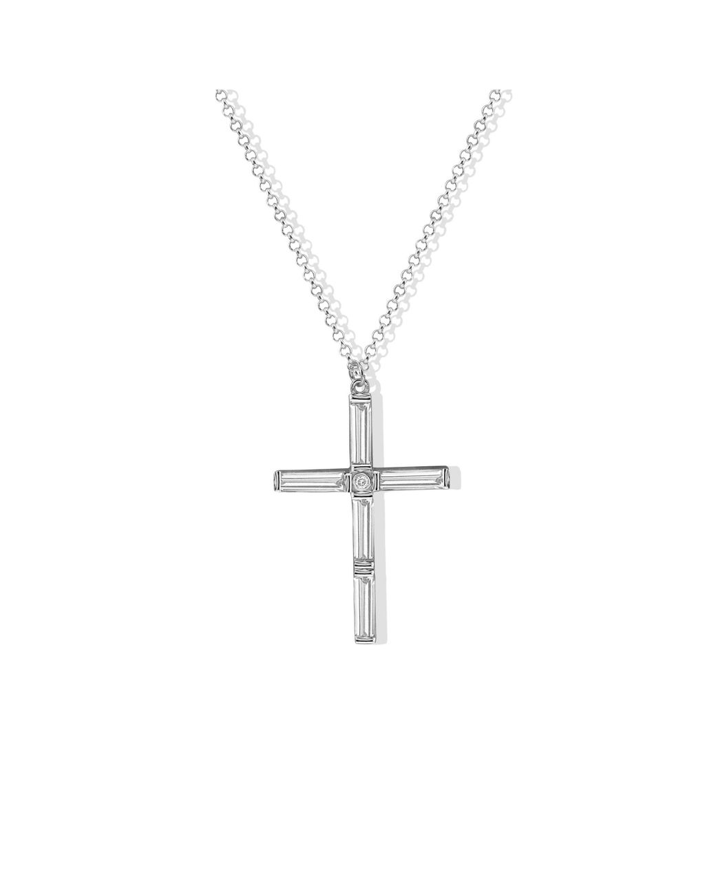 Argento Vivo Metallic The Celia Cross Necklace