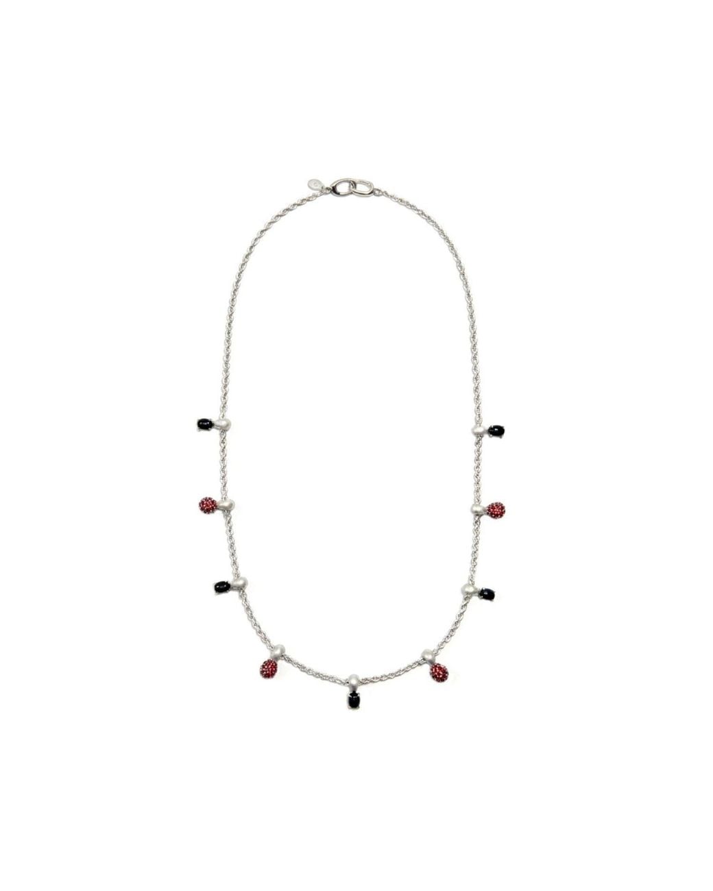 Onia White Earth Rope Necklace
