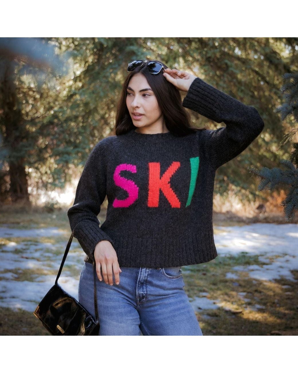 Krimson Klover Green Ski Crew Neck