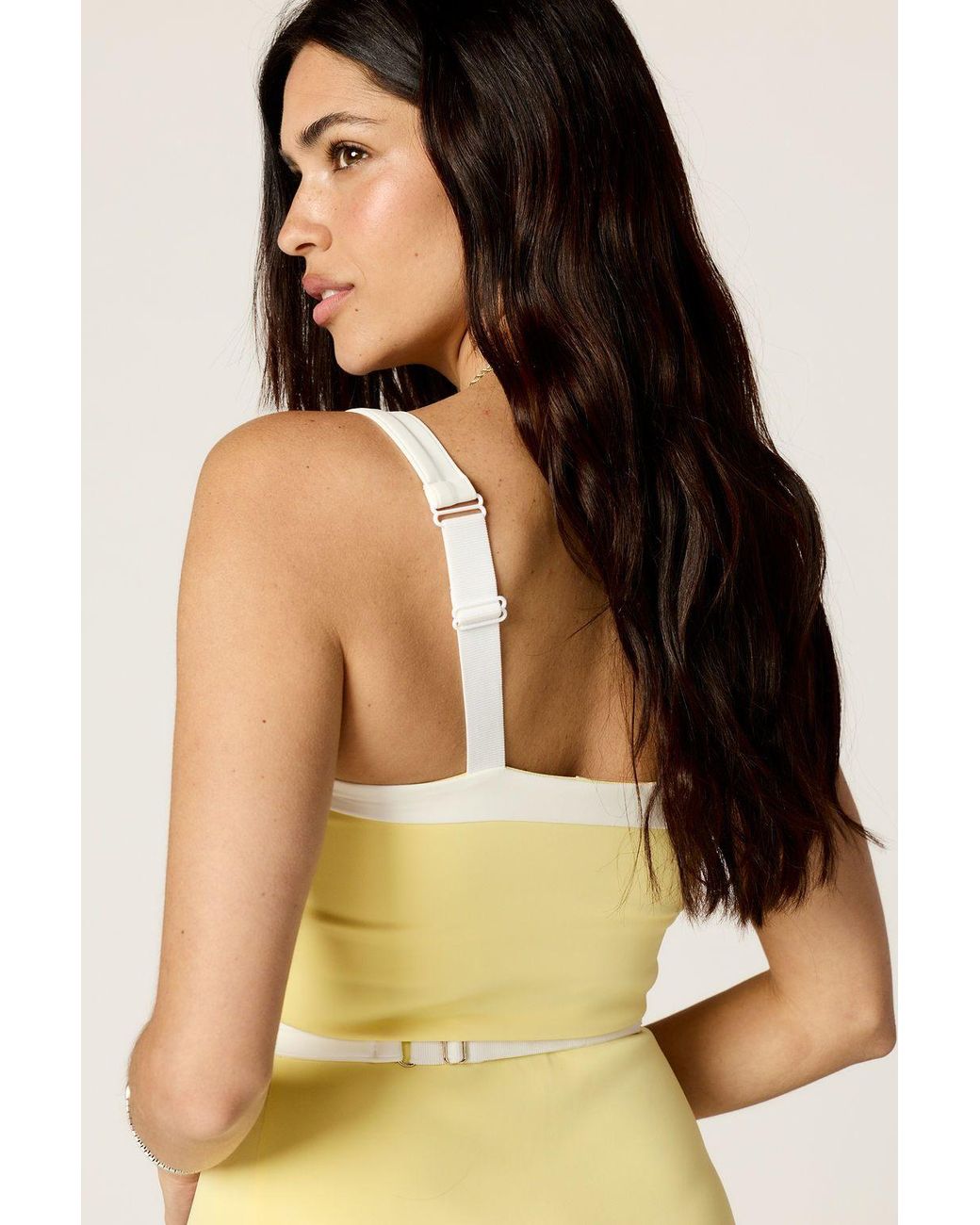 Goldie Byrd Yellow Belted Cami Dress