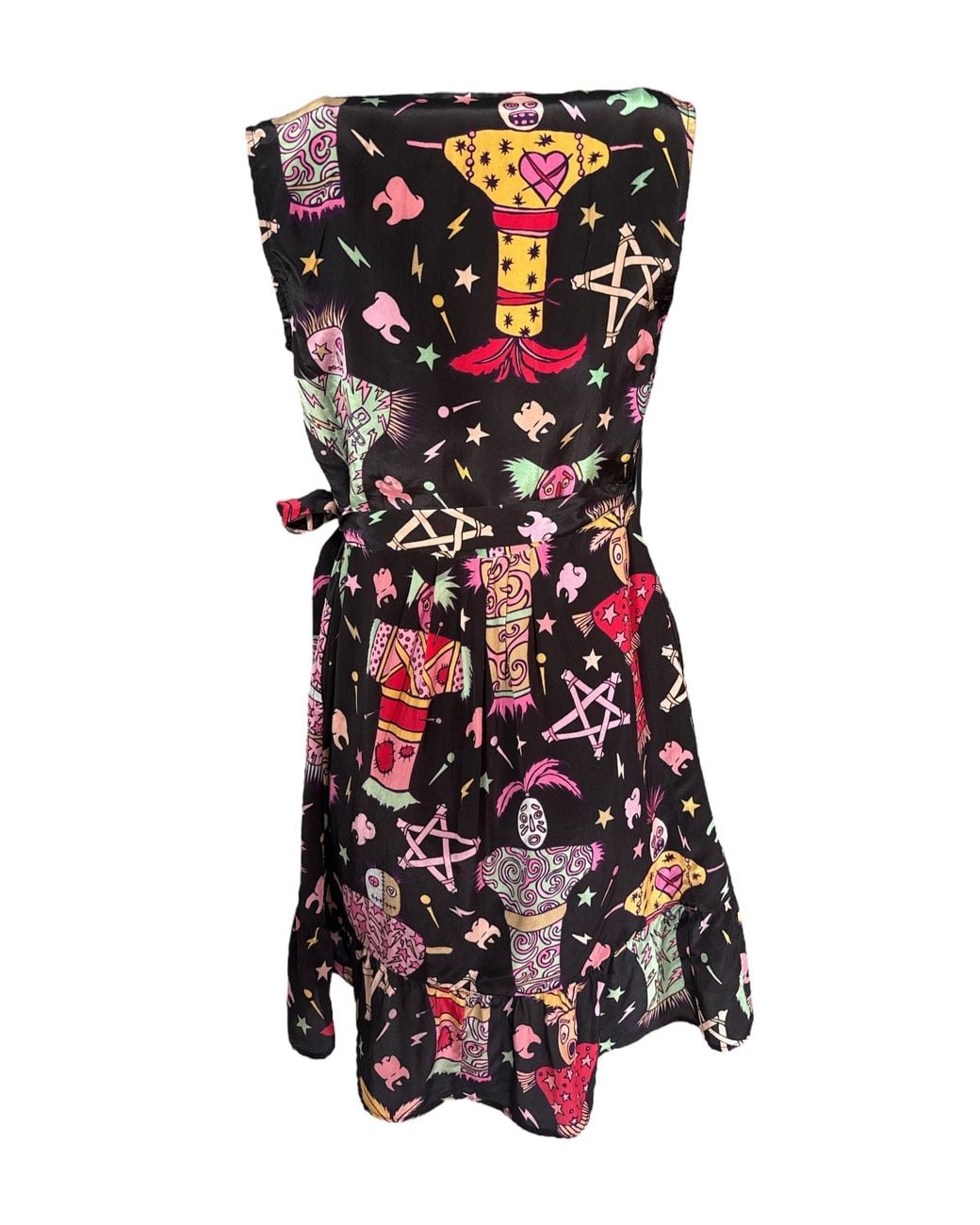 Any Old Iron Red Voodoo Wrap Dress
