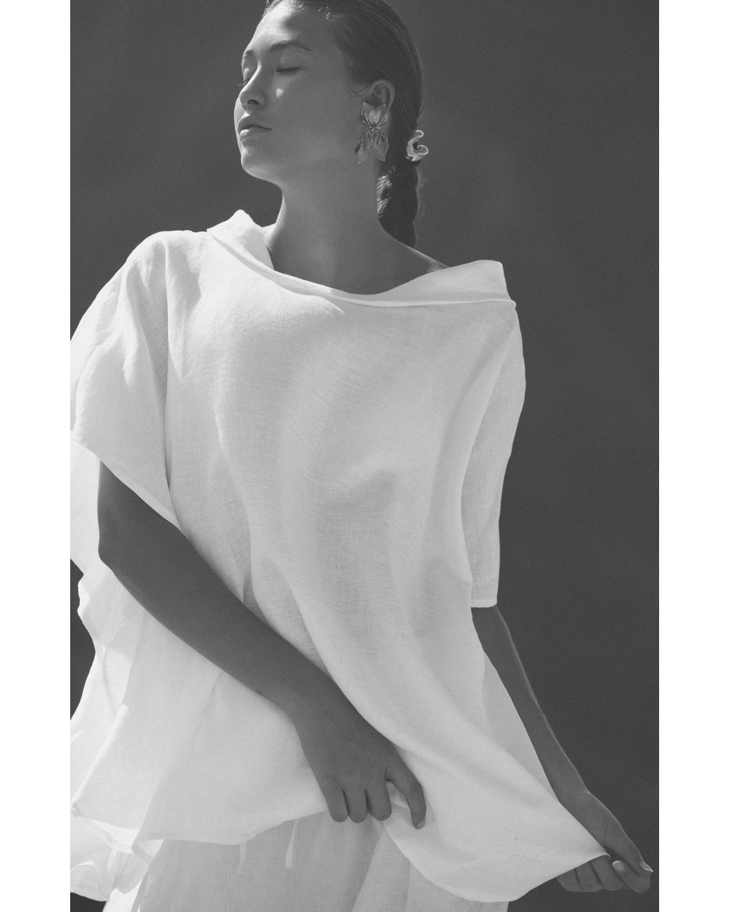 MARICEL White Neutrals Cristina Tunic