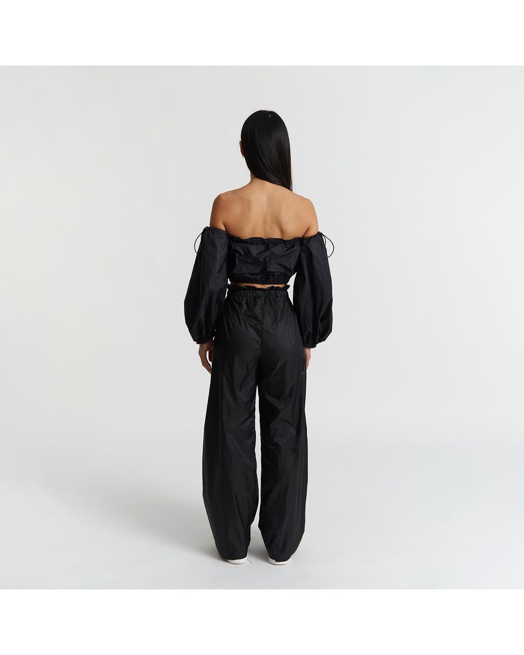 Audrey Vallens Black Spades Athleisure Pants