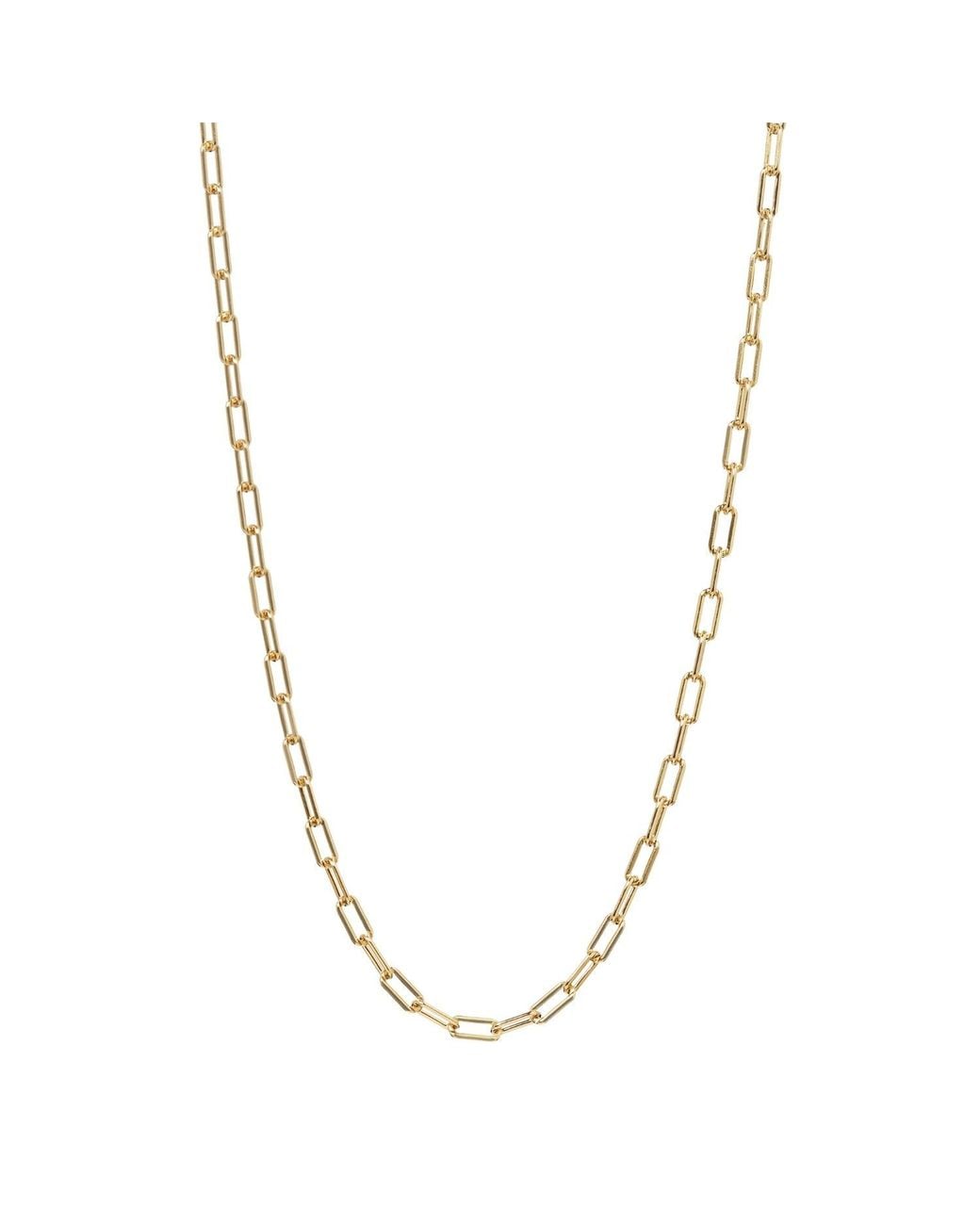 Muru Metallic Mini Paperclip Necklace
