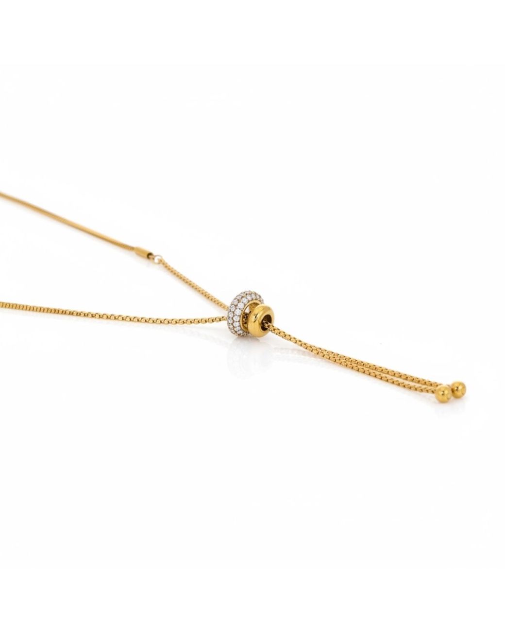 Vicky&Nico Metallic Sphere Bolo Necklace