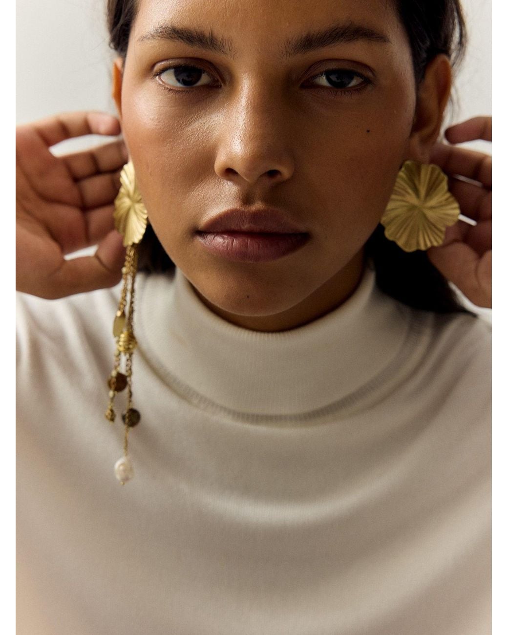 Sita Nevado Metallic Treccia Earrings