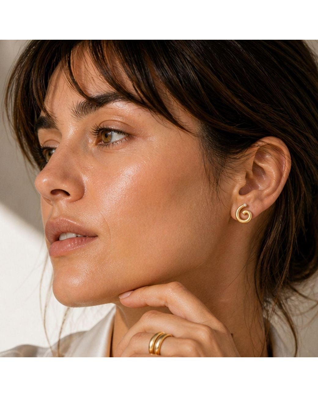 Lily Flo Jewellery Metallic Returning To Yourself Diamond Stud Earrings