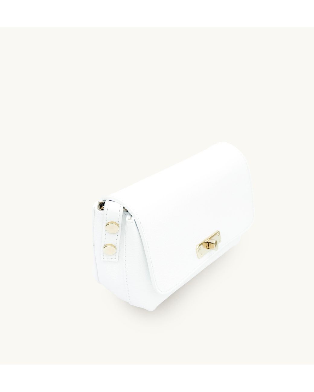 Apatchy London White The Maisie Mini Leather Bag