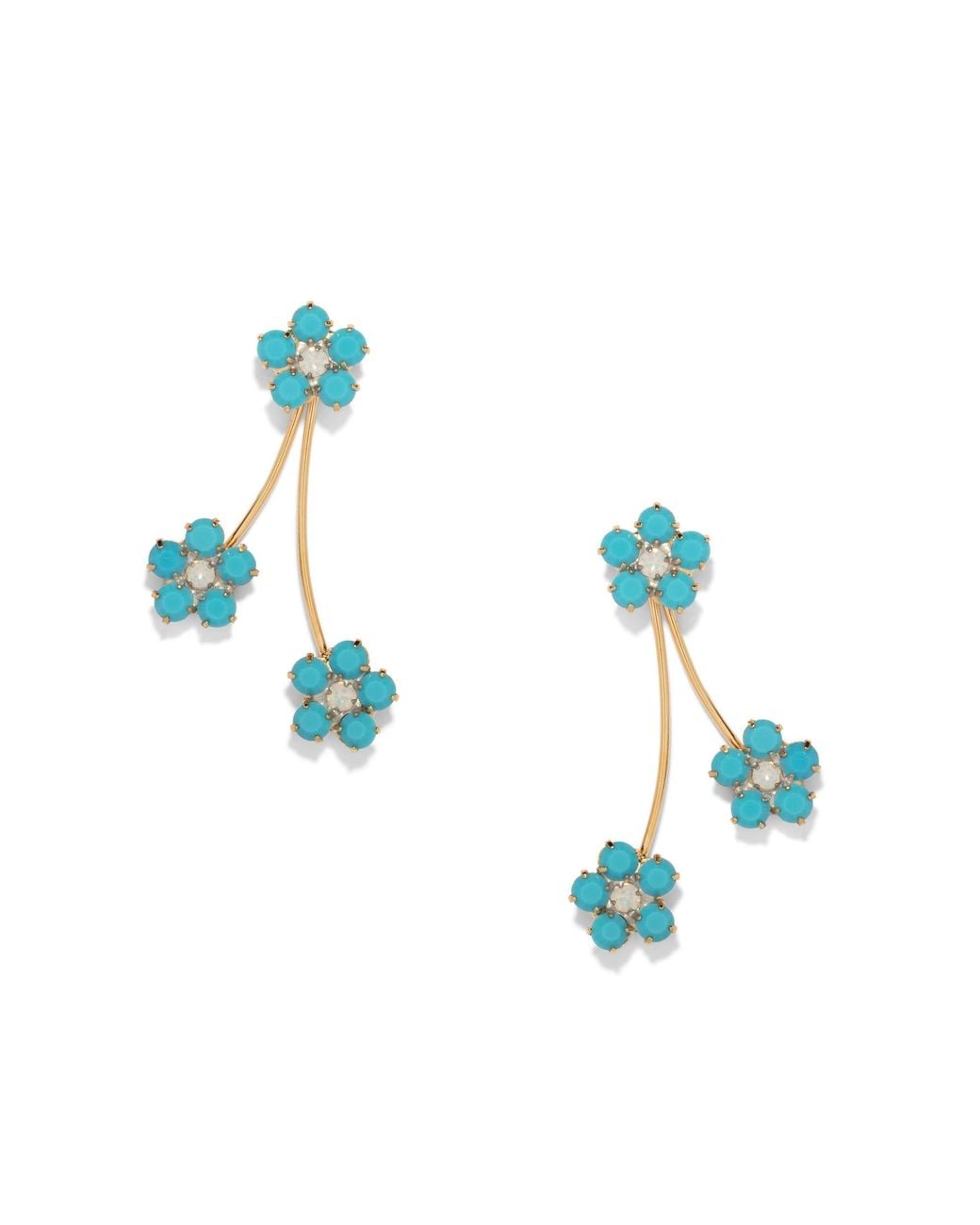 The Pink Reef Blue Spring Earring