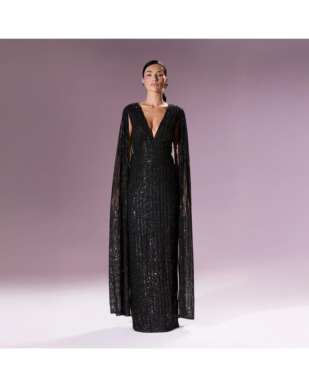 Nur Karaata Black Giovanna Gown