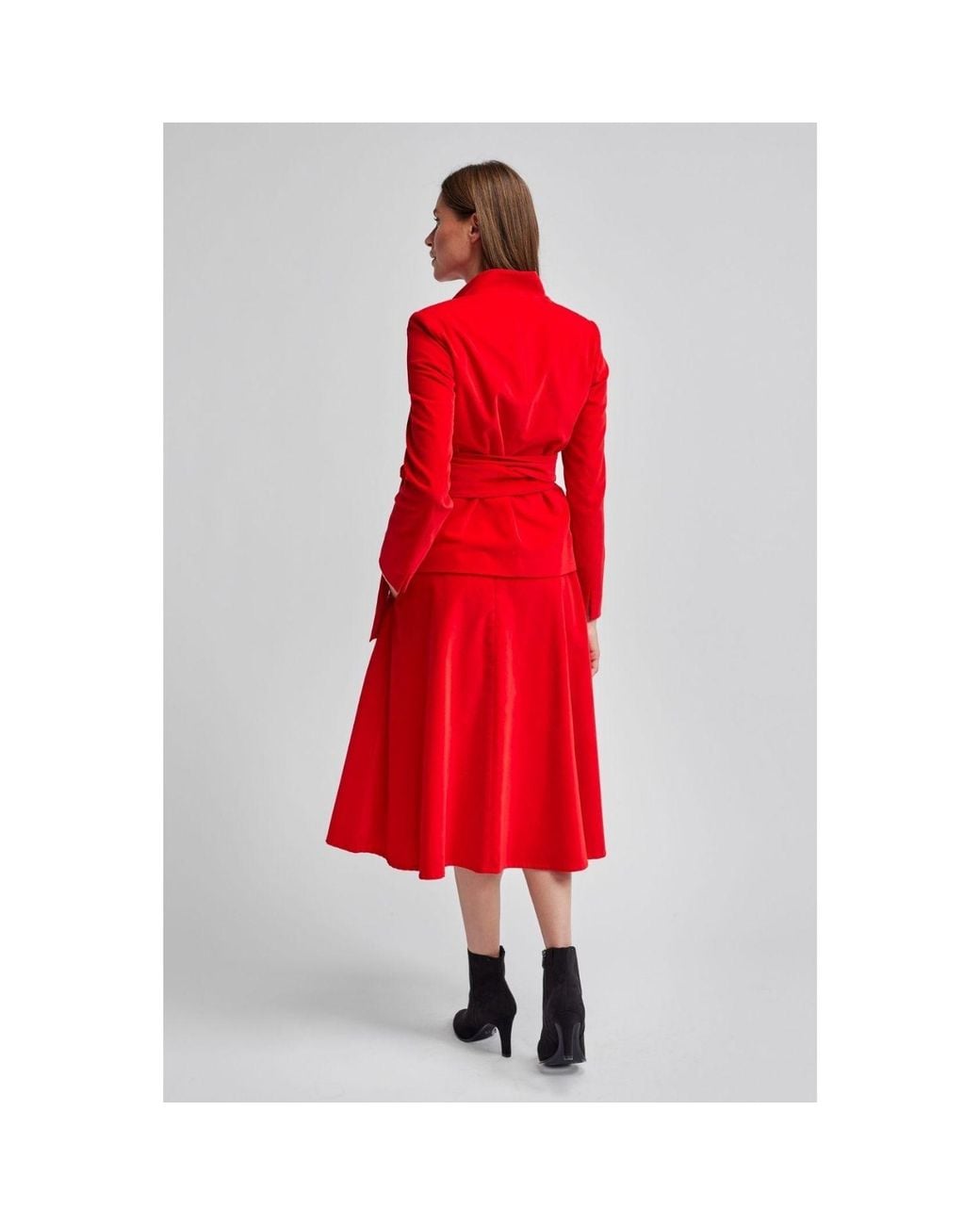 Marianna Déri Red Velvet Skirt