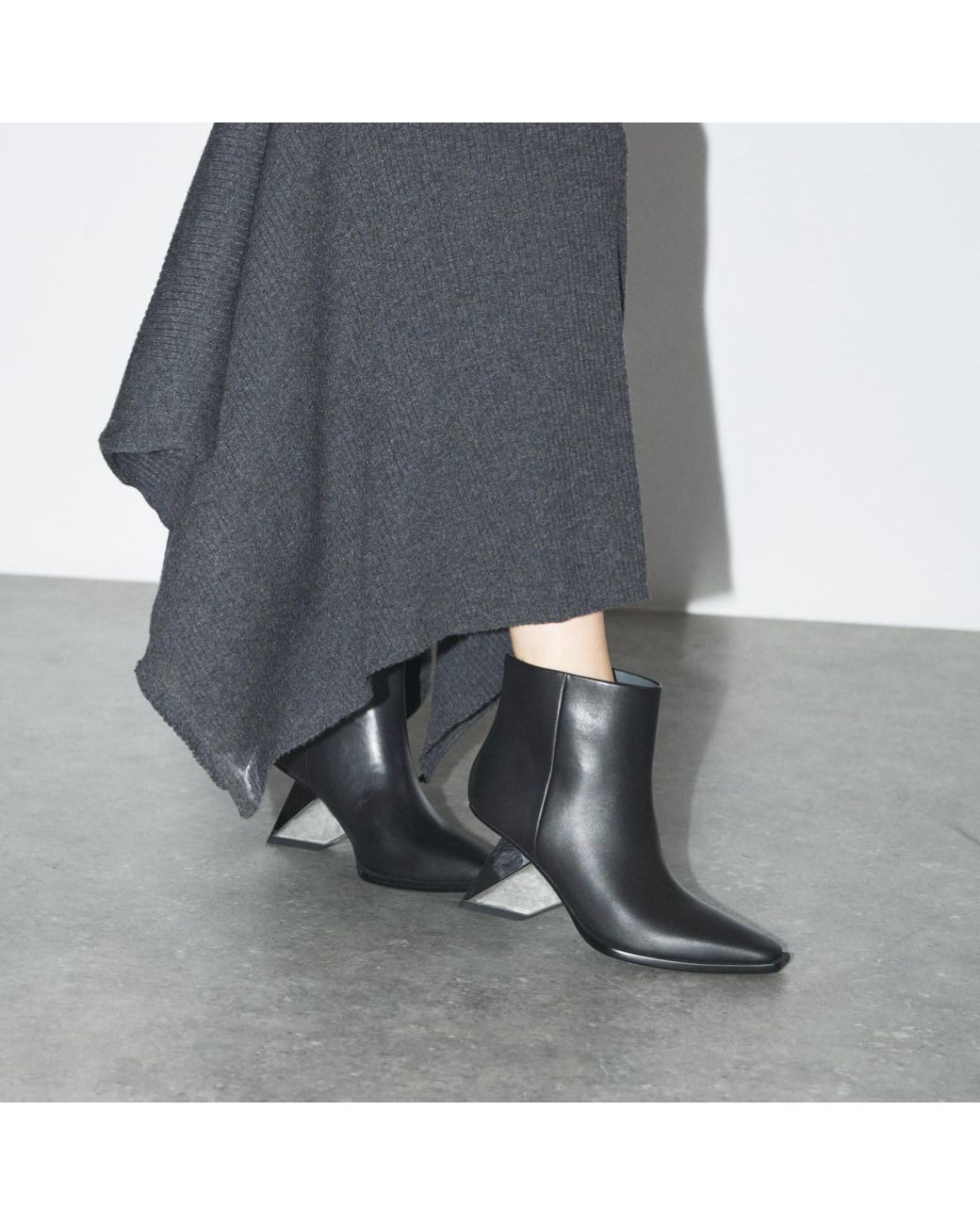 United Nude Black Rockit Pull On Bootie