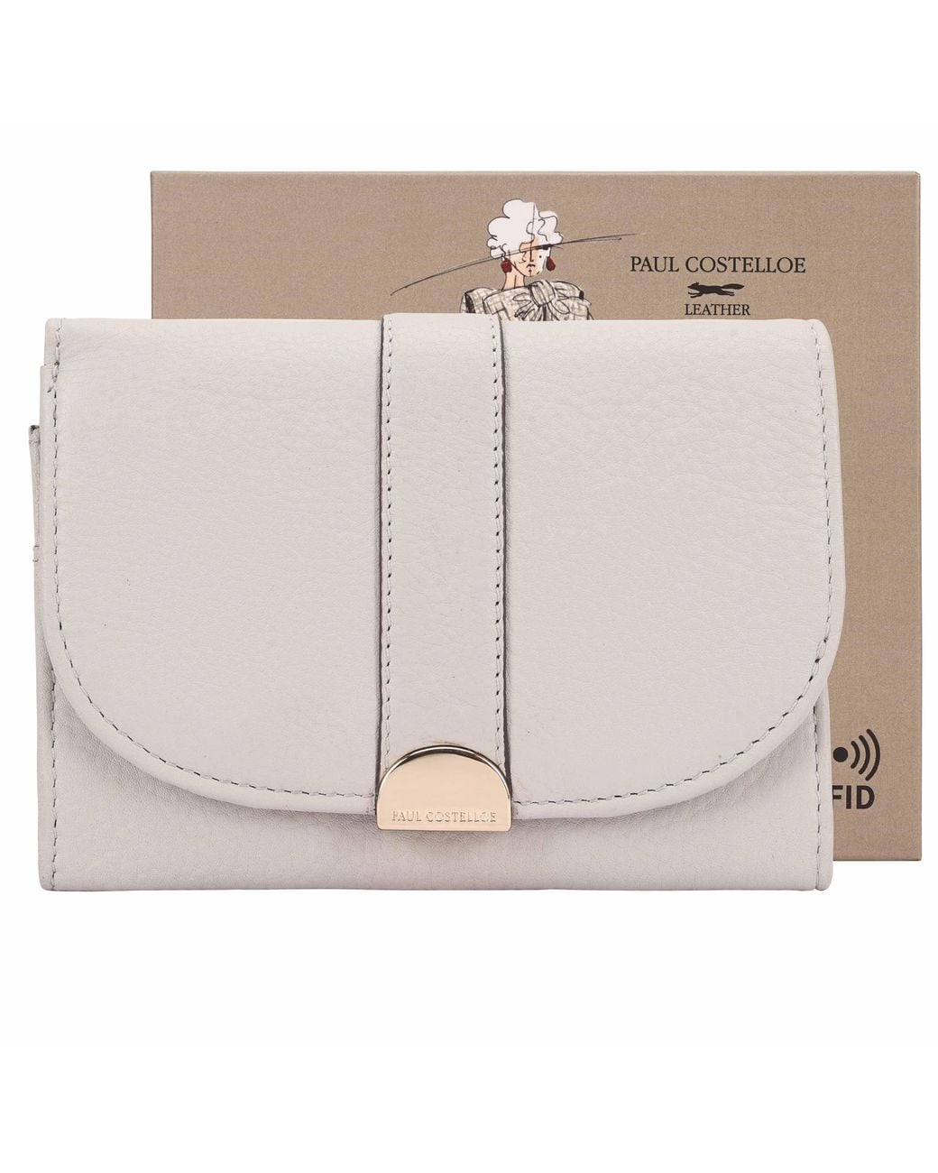 Paul Costelloe Natural Kate Leather Purse