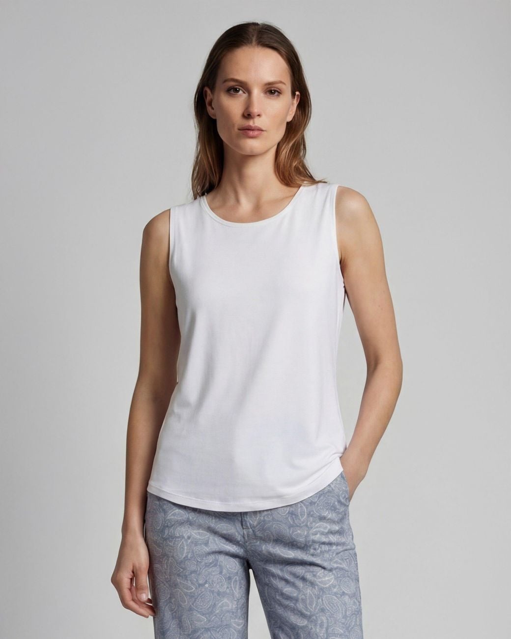 Lords of Harlech White Tina Muscle Tank