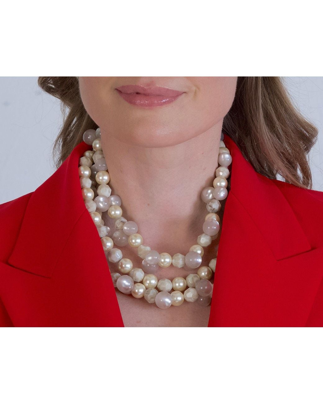 Fairchild Baldwin Metallic Neutrals Gisella Champagne Necklace