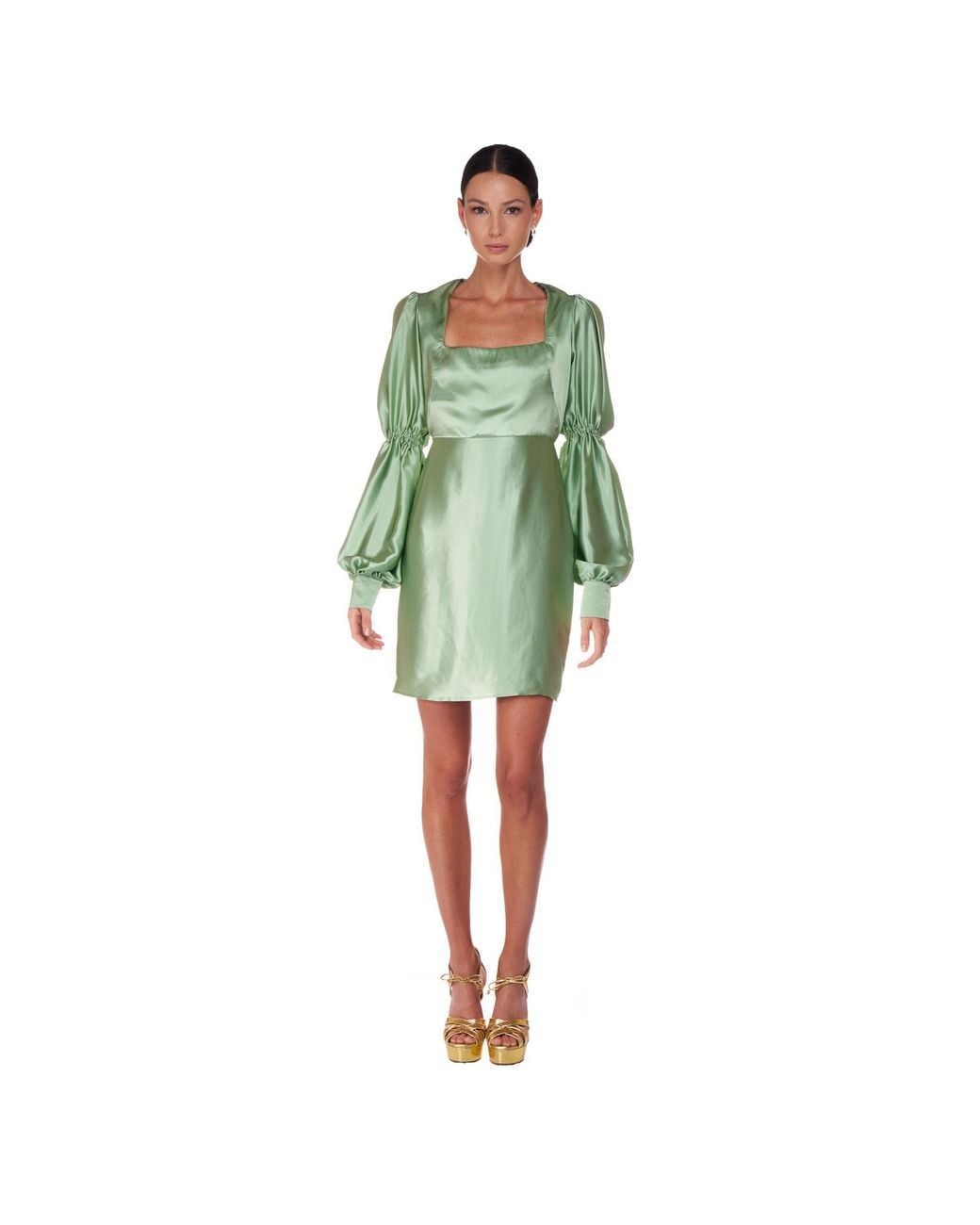 Sofia Tsereteli Green Short Light Dress