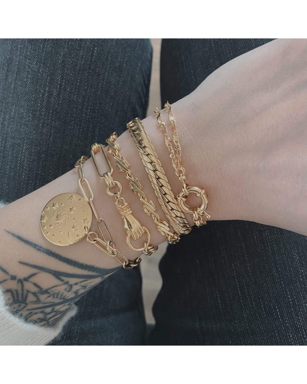 IN CAUDA VENENUM Metallic Archangel Bracelet