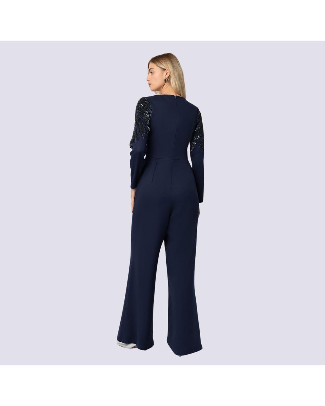 Raishma Blue Piper Jumpsuit