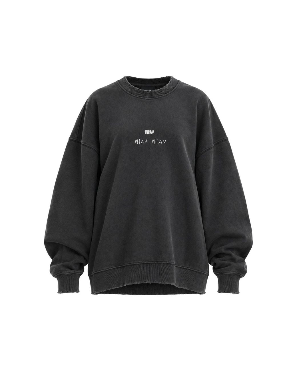 mysimplicated Black Miau Miau Mornings Sweater
