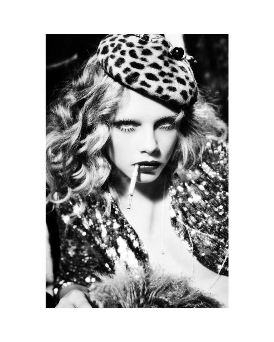 Victoria Grant Red Leopard Lips