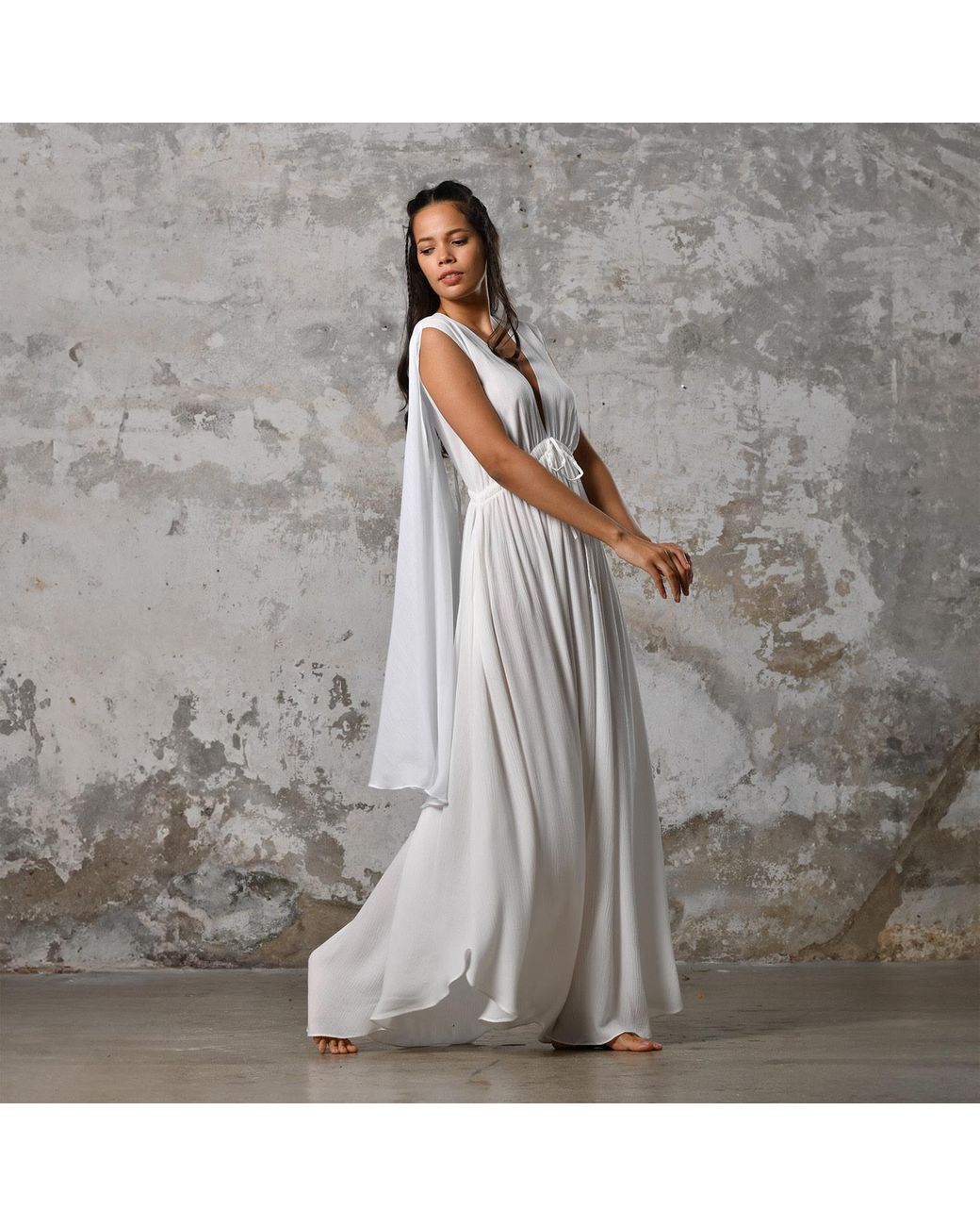 Zhenabia White Fairy Dress