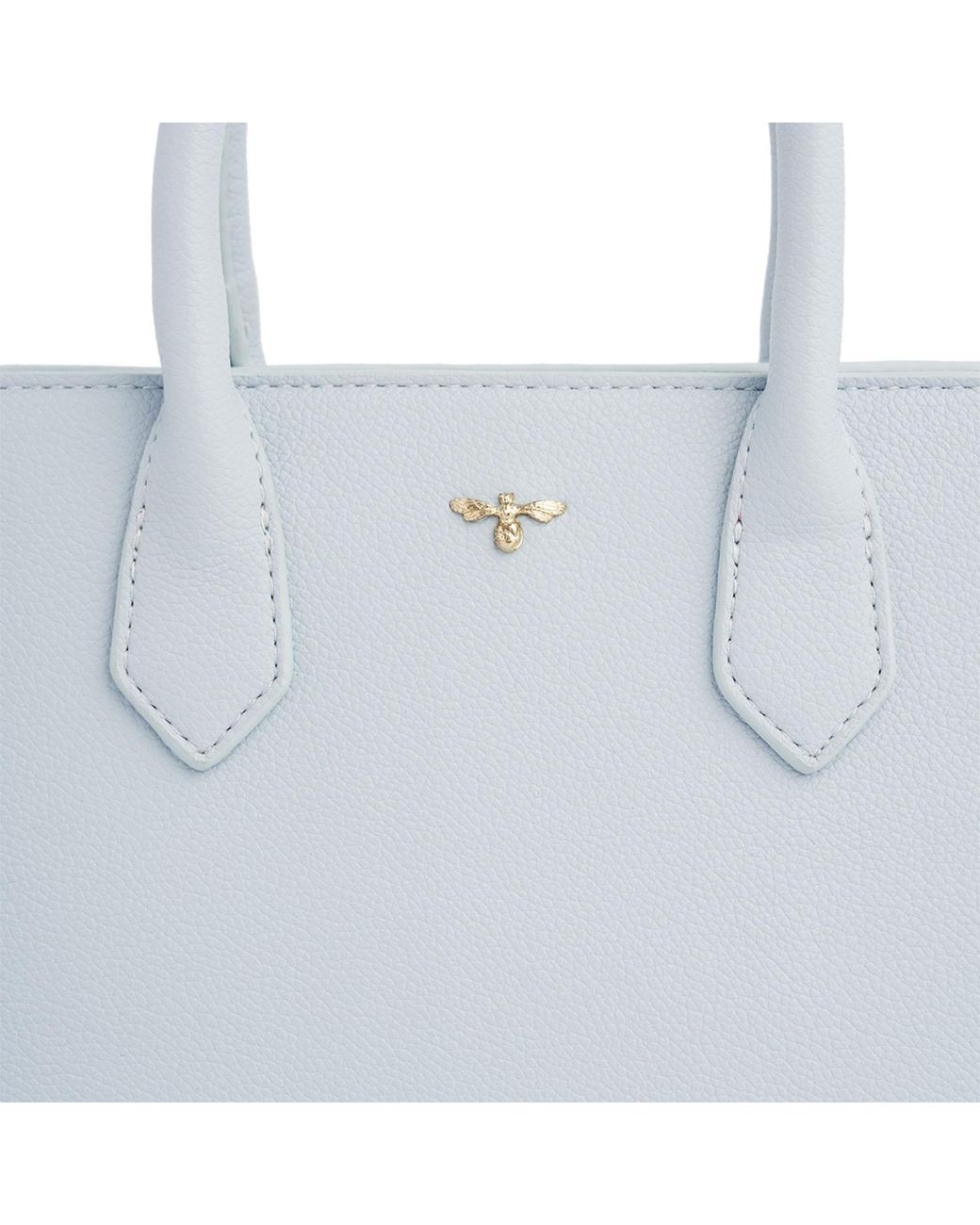 Fable England Blue Structured Tote Bag Medium
