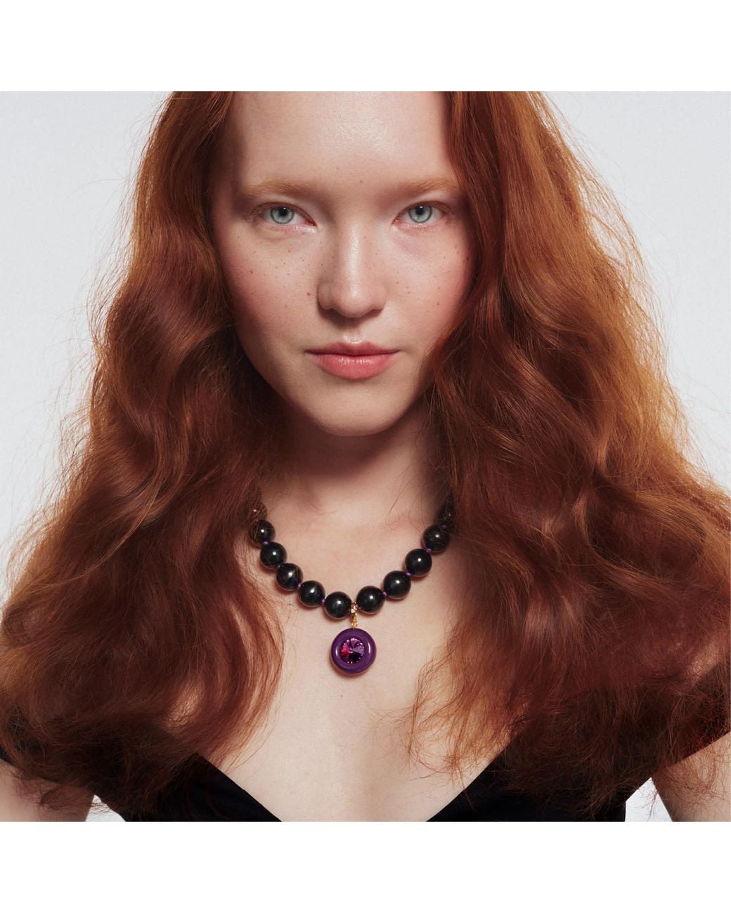 Saule Label Black Lola Onyx Necklace