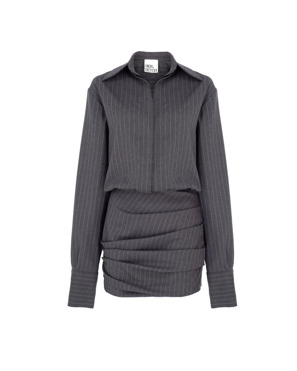 Herfetch Gray Mini City Dress