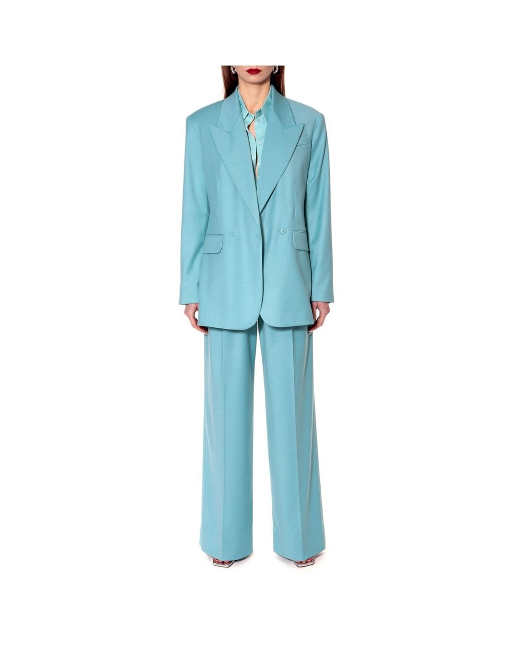 AGGI by HALEWSKI Blue Blair How Am I Oversized Blazer