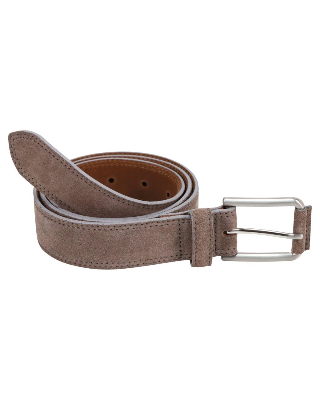 Storm Brown Ba'Al Suede Belt for men